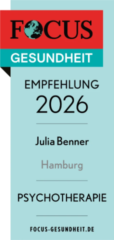 FOCUS Gesundheit Empfehlung 2026, Julia Benner, Psychotherapie Hamburg